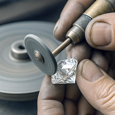 Polishing the diamond in the rough as God makes believers shine brightyly.